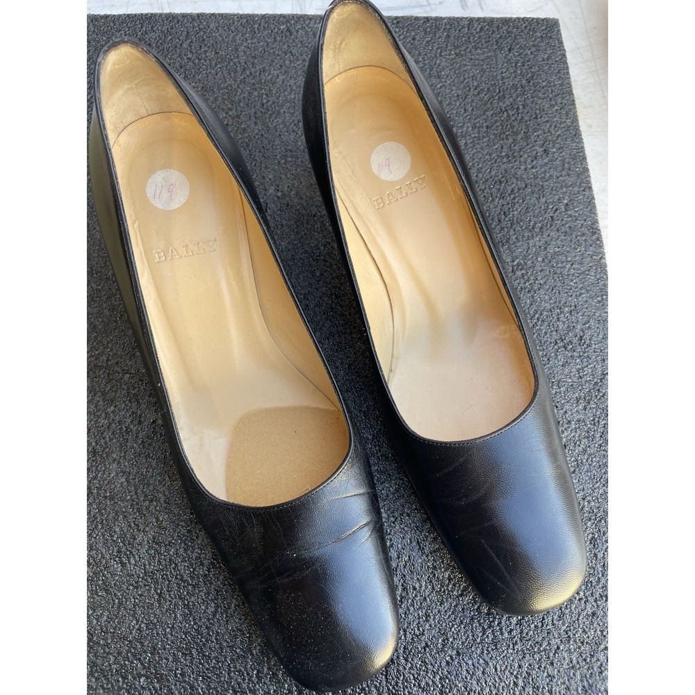 Women's Heels by Bally- Black  - Size 6